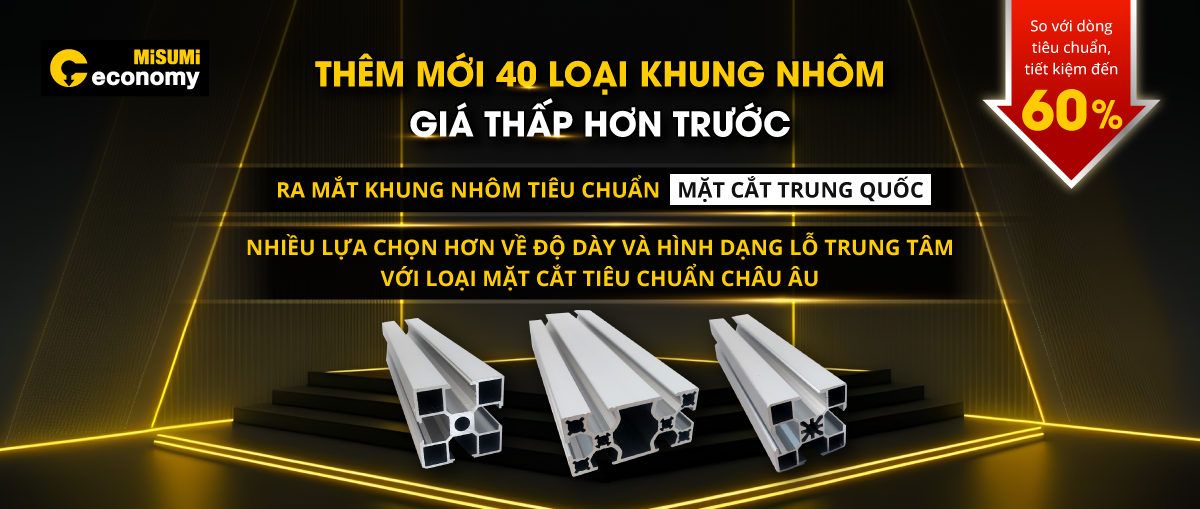 Khung nhôm định hình kinh tế siêu tiết kiệm