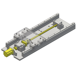 Cơ cấu dẫn hướng sử dụng động cơ điện điều khiển trục vít me
